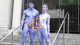 BODY PAINTING DAY : BLUE TEAM #2