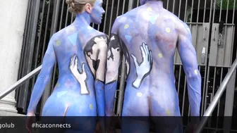 BODY PAINTING DAY : BLUE TEAM #5