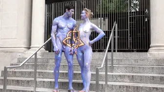 BODY PAINTING DAY : BLUE TEAM #6