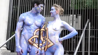 BODY PAINTING DAY : BLUE TEAM #9