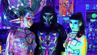 NEON BODY PAINTING # 5