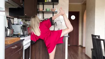 Stretching legs and Workout Gymnastics at Home #5