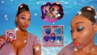 ♡ MERMAID MAKEUP LOOK FEAT. BADGIRL COSMETICS ♡ LILY DIOR #1