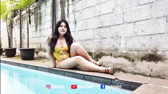 Photoshoot with NATASYA | Si Cantik Gemoy Berbikini kuning-OK #5