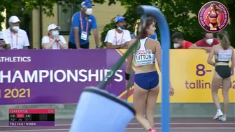 [Super SlowMotion] Junior Women Pole Vault & High Jump - European U20/U23 Championship 2021 - 6 #6