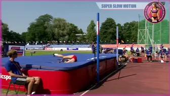 [Super SlowMotion] Junior Women Pole Vault & High Jump - European U20/U23 Championship 2021 - 6 #7