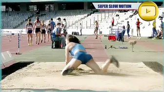 [Super SlowMotion] Top 4 Women Triple Jump - Team Championship 2021 Cluj-Napoca Romania #5