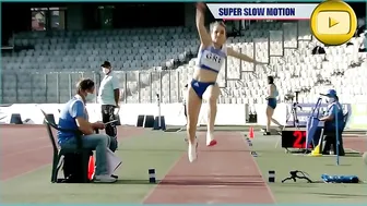 [Super SlowMotion] Top 4 Women Triple Jump - Team Championship 2021 Cluj-Napoca Romania #7