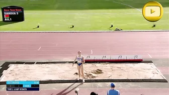 [Super SlowMotion] Top 4 Women Triple Jump - Team Championship 2021 Cluj-Napoca Romania #8