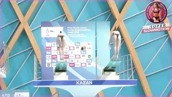 [Super SlowMotion] Girls Diving Highlights - 2016 World Championship Kazan - 5 #5