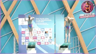 [Super SlowMotion] Girls Diving Highlights - 2016 World Championship Kazan - 10 #4