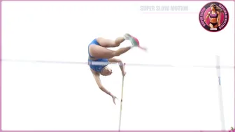 [Super SlowMotion] Junior Women Pole Vault & High Jump - European U20/U23 Championship 2021 - 4 #3