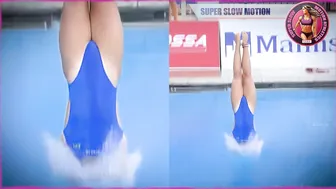 [Super SlowMotion] Women Diving Highlights Roma 2022 European Championships - part 2 #2