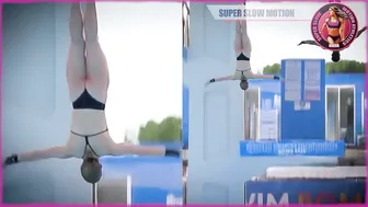 [Super SlowMotion] Women Diving Highlights Roma 2022 European Championships - part 2 #7