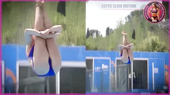 [Super SlowMotion] Women Diving Highlights Roma 2022 European Championships - part 2 #8