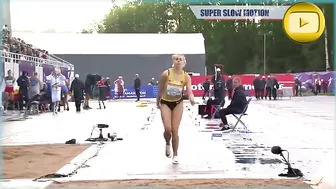 [Super SlowMotion] Women Triple Jump U23 European Championship 2023 - part 1 #2