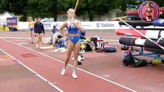 [Super SlowMotion] Junior Women Pole Vault & High Jump - European U20/U23 Championship 2021 - 7 #3