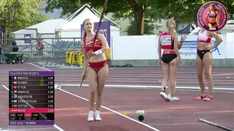 [Super SlowMotion] Junior Women Pole Vault & High Jump - European U20/U23 Championship 2021 - 11 #9