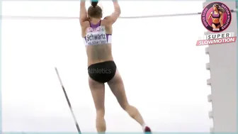 [Super SlowMotion] Women Jump Events - European Championship Helsinki - part 1 #4