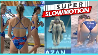 [Super SlowMotion] Girls Diving Highlights - 2016 World Championship Kazan - 4