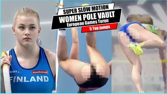 [Super SlowMotion] Top 5 Women Pole Vault Torun Poland 2021 - part 3