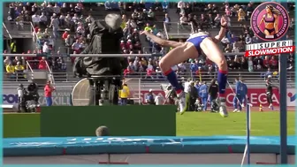 [Super SlowMotion] Women Jump Events - European Championship Helsinki - part 2 #5