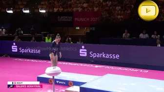 [Super SlowMotion] 2 Great Balance Beam routines - European Championship 2022 Munich #2