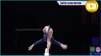 [Super SlowMotion] 2 Great Balance Beam routines - European Championship 2022 Munich #4