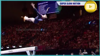 [Super SlowMotion] 2 Great Balance Beam routines - European Championship 2022 Munich #5