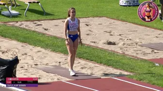 [Super SlowMotion] Junior Women Pole Vault & High Jump - European U20/U23 Championship 2021 - 5 #2