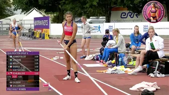 [Super SlowMotion] Junior Women Pole Vault & High Jump - European U20/U23 Championship 2021 - 5 #5