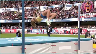 [Super SlowMotion] Women Jump Events - European Championship Helsinki - part 9 #9