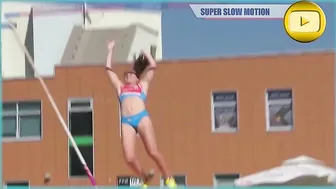 [Super SlowMotion] Top 4 Women Pole Vault European Team Championship part 2 #10