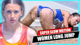 [Super SlowMotion] Women Long Jump Highlights - 3rd Division - European Team Games 2023 #1