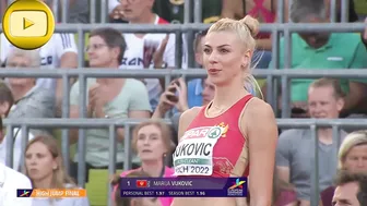 [SuperSlowMotion] Top 5 Women High Jump European Athletics Championships in Munich 2022 part 1 #5