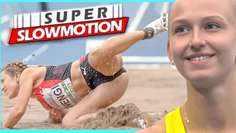 [Super SlowMotion] Women Long Jump U23 European Championship 2023