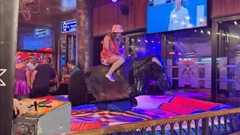 Mechanical bull riding May 11th 2024 in Benidorm made in ♥️♥️♥️♥️ #1