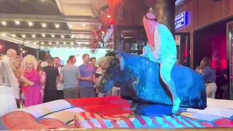 Mechanical bull riding May 11th 2024 in Benidorm made in ♥️♥️♥️♥️ #5