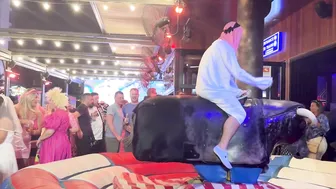 Mechanical bull riding May 11th 2024 in Benidorm made in ♥️♥️♥️♥️ #6