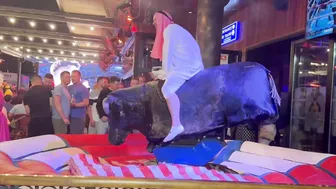 Mechanical bull riding May 11th 2024 in Benidorm made in ♥️♥️♥️♥️ #8