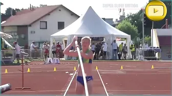 [Super SlowMotion] 4 Great jump Women Pole Vault European Team Championship part 1 #2