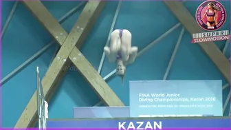 [Super SlowMotion] Girls Diving Highlights - 2016 World Championship Kazan - Part 1 #7