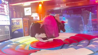 Mechanical bull riding highlight May 15th 2024 in Benidorm Spain ♥️♥️♥️♥️♥️♥️ #10