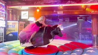 Mechanical bull riding highlight May 15th 2024 in Benidorm Spain ♥️♥️♥️♥️♥️♥️ #2