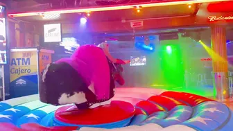 Mechanical bull riding highlight May 15th 2024 in Benidorm Spain ♥️♥️♥️♥️♥️♥️ #4