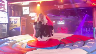 Mechanical bull riding highlight May 15th 2024 in Benidorm Spain ♥️♥️♥️♥️♥️♥️ #7