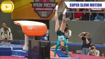 [SuperSlowMotion] Top 6 Women Vaulting Russia Cup 2022 #5