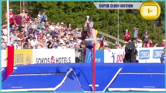 [Super SlowMotion] Women Pole Vault U23 European Championship 2023 - part 1 #4