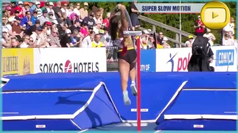 [Super SlowMotion] Women Pole Vault U23 European Championship 2023 - part 1 #5