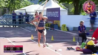 [Super SlowMotion] Junior Women Pole Vault & High Jump - European U20/U23 Championship 2021 - 2 #5